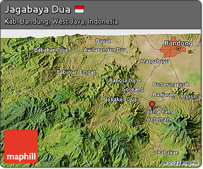 Satellite 3D Map of Jagabaya Dua