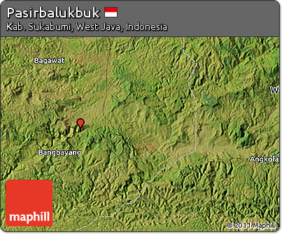 Satellite 3D Map of Pasirbalukbuk