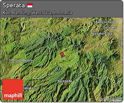 Satellite 3D Map of Sperata