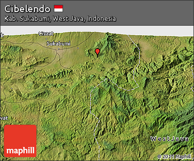 Satellite 3D Map of Cibelendo