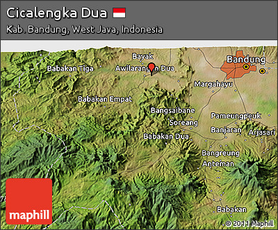 Satellite 3D Map of Cicalengka Dua