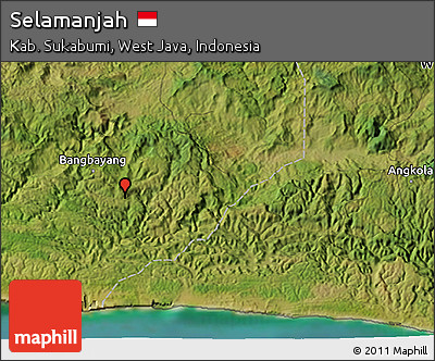 Satellite 3D Map of Selamanjah