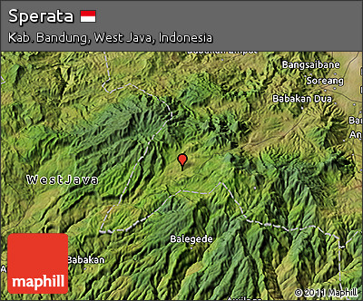 Satellite 3D Map of Sperata