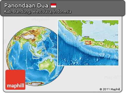 Physical Location Map of Panondaan Dua