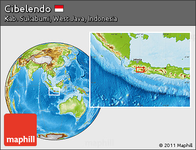 Physical Location Map of Cibelendo