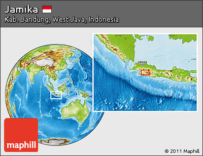 Physical Location Map of Jamika