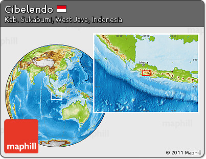 Physical Location Map of Cibelendo