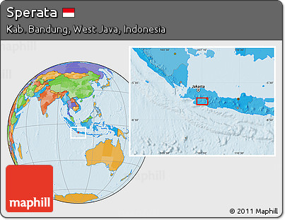 Political Location Map of Sperata
