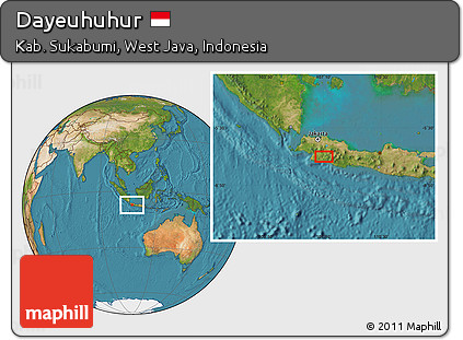 Satellite Location Map of Dayeuhuhur