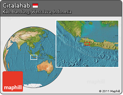 Satellite Location Map of Citalahab