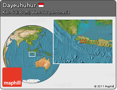 Satellite Location Map of Dayeuhuhur