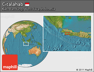 Satellite Location Map of Citalahab