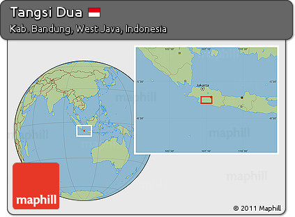Savanna Style Location Map of Tangsi Dua
