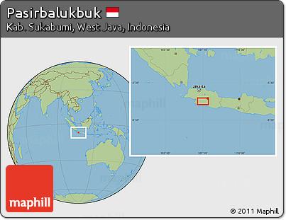 Savanna Style Location Map of Pasirbalukbuk