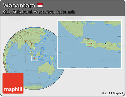 Savanna Style Location Map of Wanantara