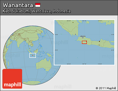 Savanna Style Location Map of Wanantara
