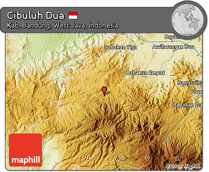 Physical Map of Cibuluh Dua
