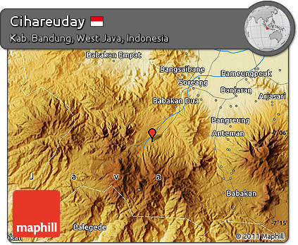 Physical Map of Cihareuday