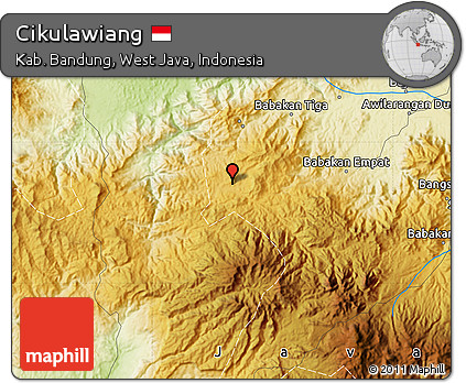 Physical Map of Cikulawiang