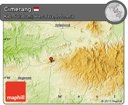 Physical Map of Cimerang