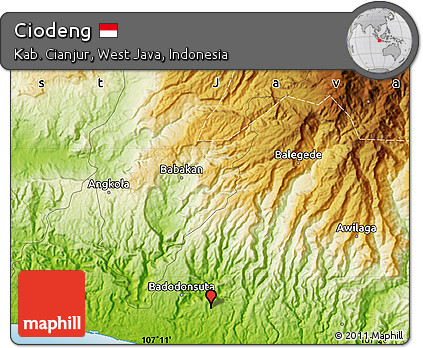 Physical Map of Ciodeng