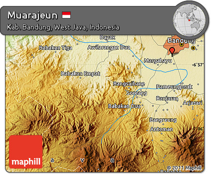 Physical Map of Muarajeun