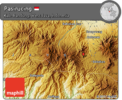 Physical Map of Pasirucing