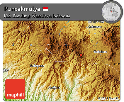 Physical Map of Puncakmulya