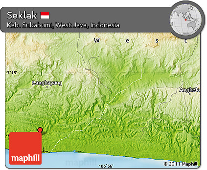 Physical Map of Seklak