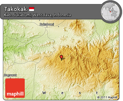 Physical Map of Takokak
