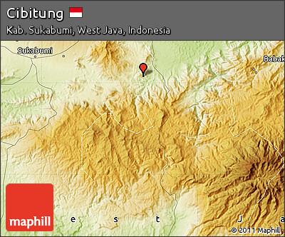 Physical Map of Cibitung