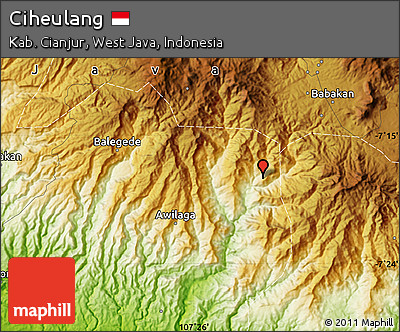 Physical Map of Ciheulang