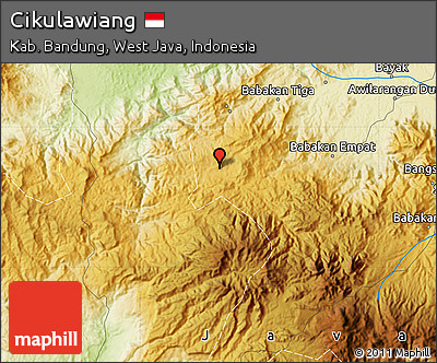 Physical Map of Cikulawiang