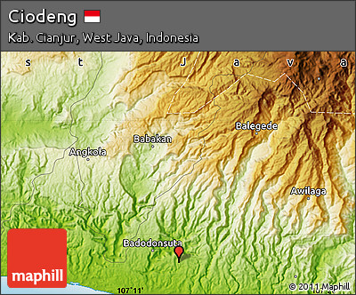Physical Map of Ciodeng