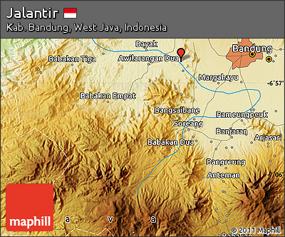 Physical Map of Jalantir