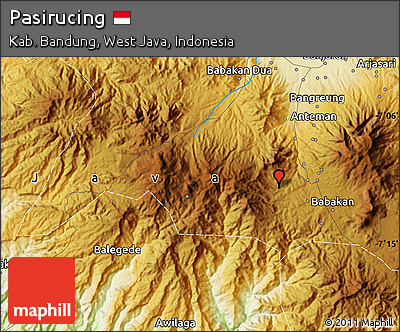 Physical Map of Pasirucing