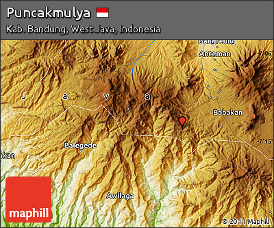 Physical Map of Puncakmulya