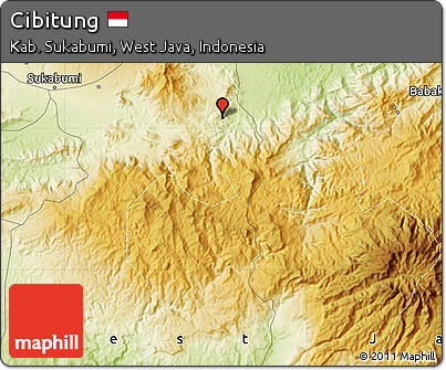 Physical Map of Cibitung
