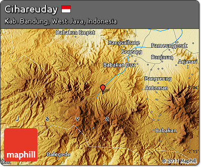 Physical Map of Cihareuday