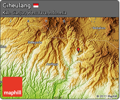 Physical Map of Ciheulang