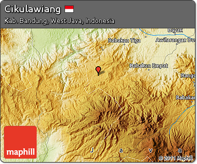 Physical Map of Cikulawiang