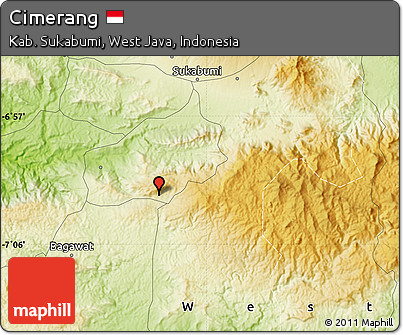 Physical Map of Cimerang
