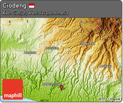 Physical Map of Ciodeng