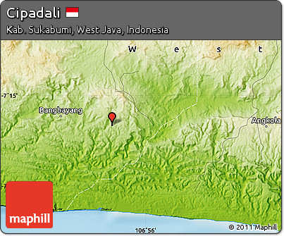 Physical Map of Cipadali