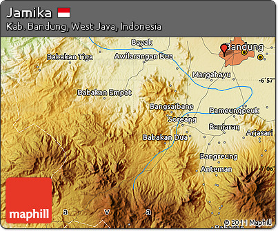 Physical Map of Jamika