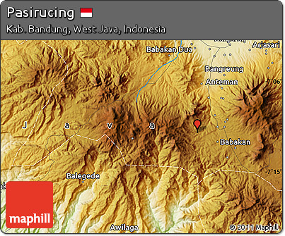 Physical Map of Pasirucing