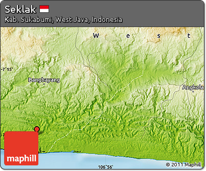 Physical Map of Seklak