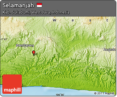 Physical Map of Selamanjah