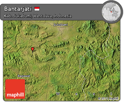 Satellite Map of Bantarjati