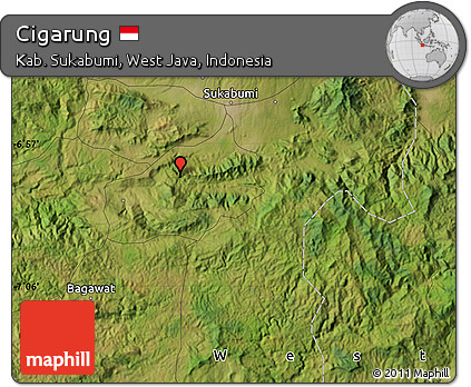 Satellite Map of Cigarung